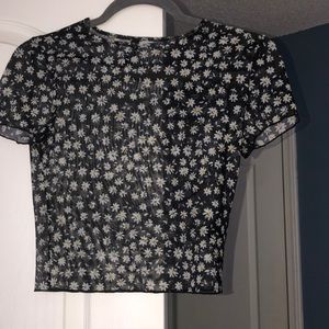 cute sheer h&m tee